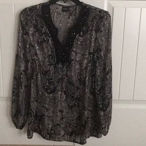 Black Saks Fifth Avenue Ladies top
